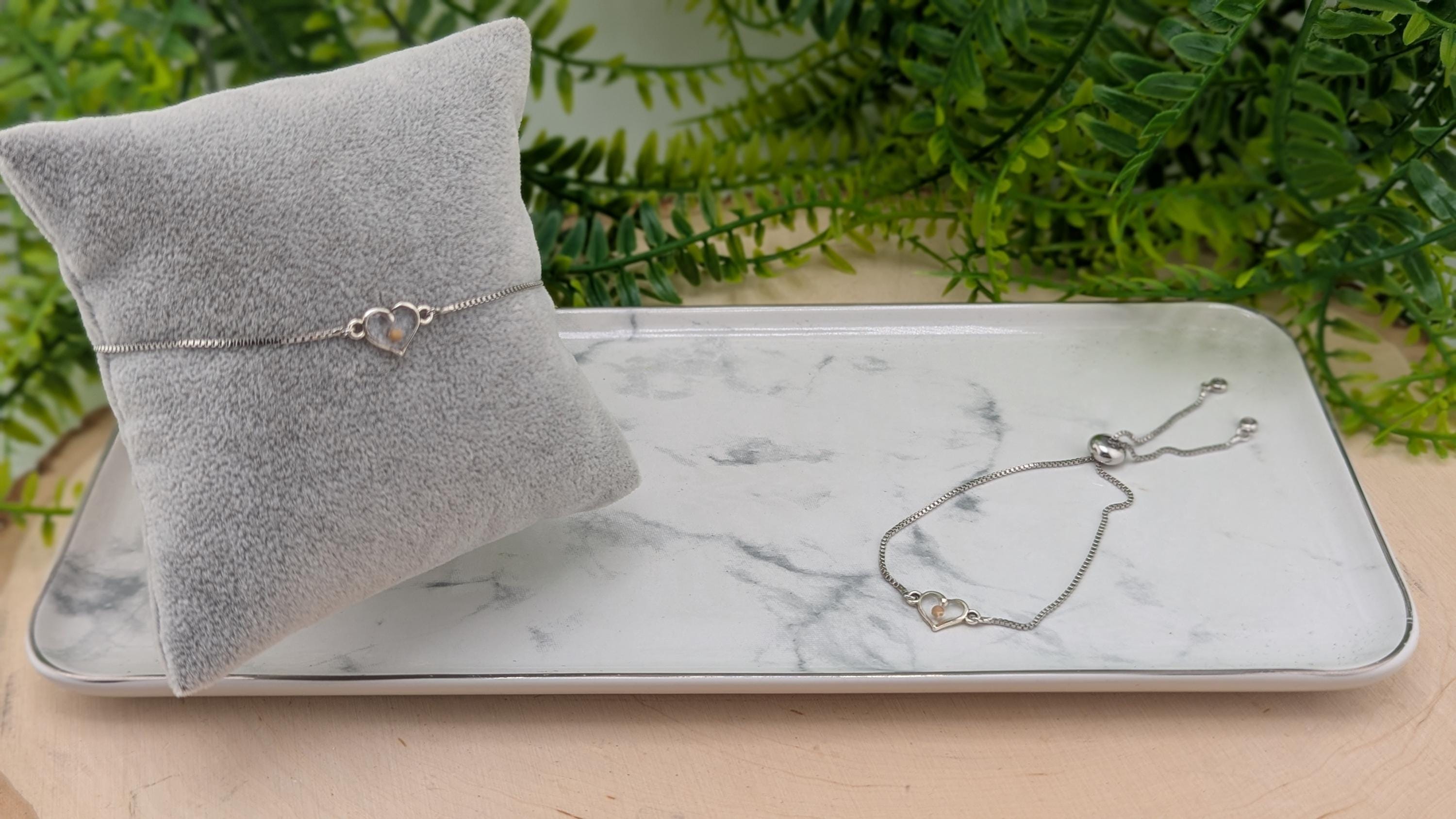 Mustard Seed slider chain bracelet