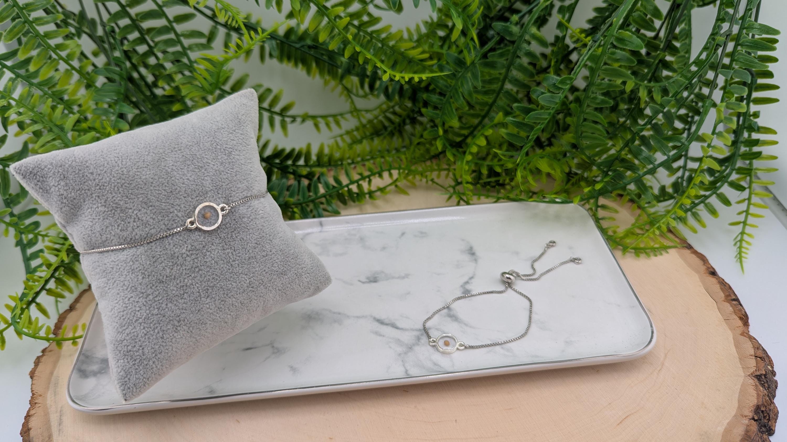 Mustard Seed slider chain bracelet